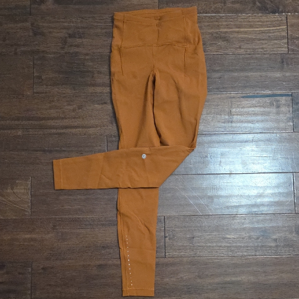 High-Waisted Orange Leggings